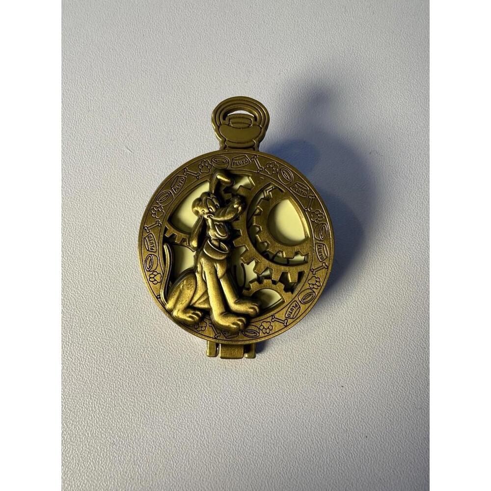 Disney Mickey & Friends Pocket Watch Blind Box Pin Clock Locket - Pluto